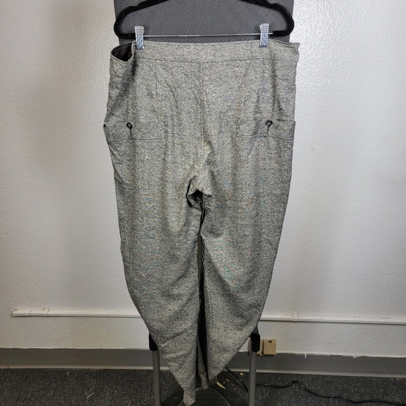 JW Los Angeles Grey Buttoned Leg And Front Design Pants Curved Leg - Picture 2 of 6